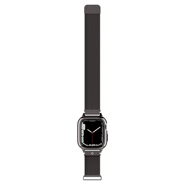 Spigen Apple Watch 45mm Skal med Armband Metal Fit Pro Graphite