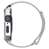 Spigen Apple Watch 40mm Skal med Armband Metal Fit Pro Silver