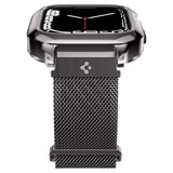 Spigen Apple Watch 40mm Skal med Armband Metal Fit Pro Graphite