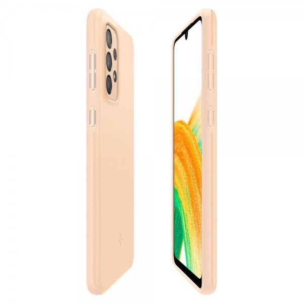 Spigen Samsung Galaxy A33 5G Skal Thin Fit Cotton Peach