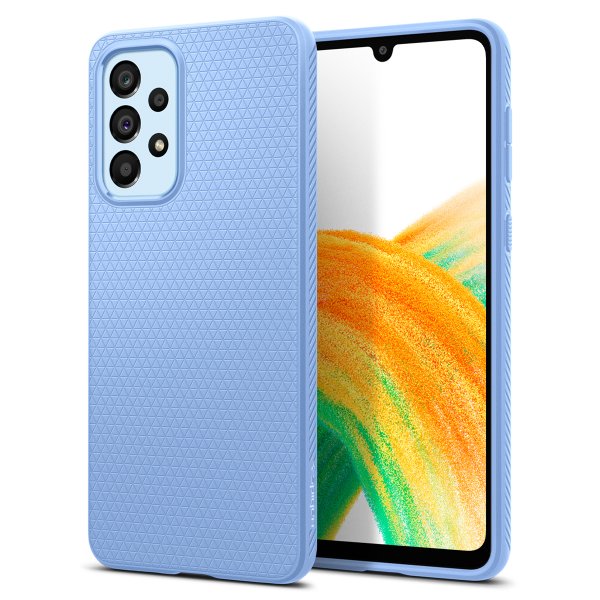 Spigen Samsung Galaxy A33 5G Skal Liquid Air Cream Blue