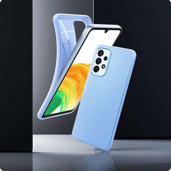 Spigen Samsung Galaxy A33 5G Skal Liquid Air Cream Blue