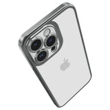 Spigen iPhone 14 Pro Max Skal Optik Crystal Chrome Gray