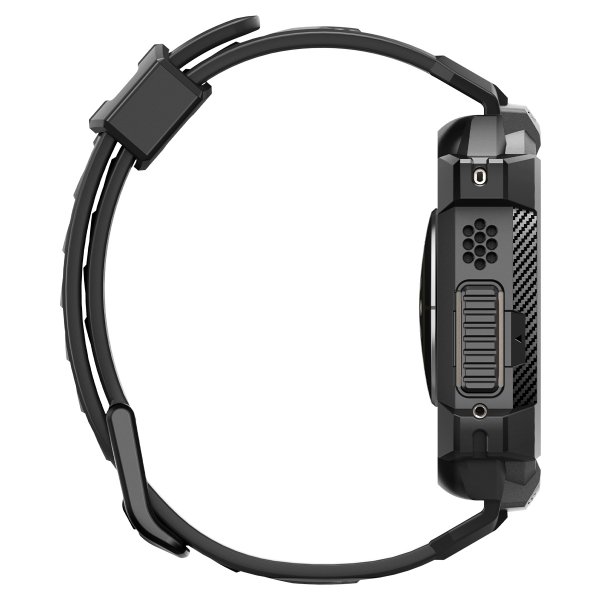 Spigen Apple Watch Ultra Skal och Armband Rugged Armor Pro Svart