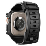Spigen Apple Watch Ultra Skal och Armband Rugged Armor Pro Svart