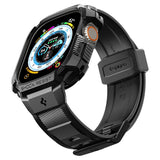 Spigen Apple Watch Ultra Skal och Armband Rugged Armor Pro Svart