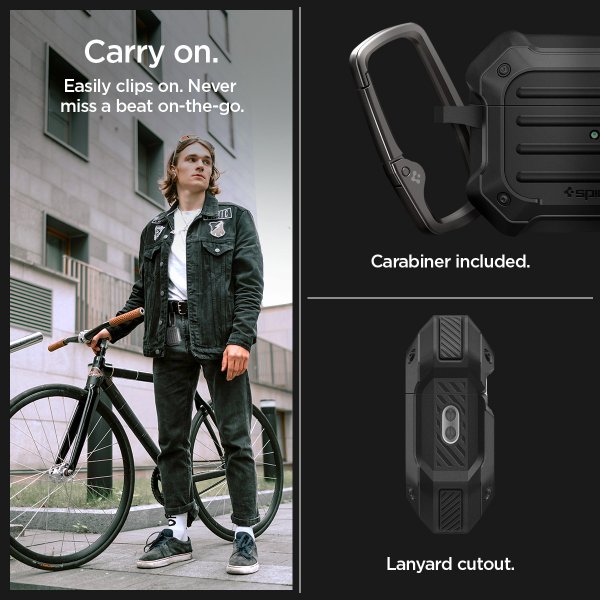 Spigen AirPods Pro 2 Skal Tough Armor MagSafe Svart