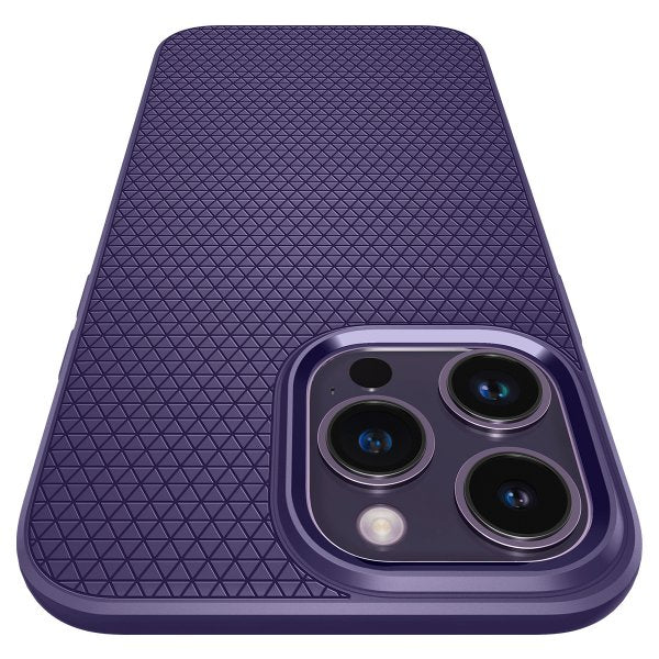 Spigen iPhone 14 Pro Max Skal Liquid Air Deep Purple