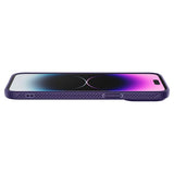 Spigen iPhone 14 Pro Max Skal Liquid Air Deep Purple