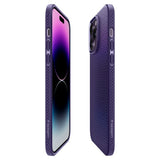 Spigen iPhone 14 Pro Max Skal Liquid Air Deep Purple