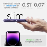 Spigen iPhone 14 Pro Max Skal Liquid Air Deep Purple