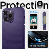 Spigen iPhone 14 Pro Max Skal Mag Armor MagFit Deep Purple