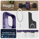 Spigen iPhone 14 Pro Max Skal Mag Armor MagFit Deep Purple