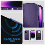 Spigen iPhone 14 Pro Max Skal Mag Armor MagFit Deep Purple