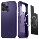 Spigen iPhone 14 Pro Skal Mag Armor MagFit Deep Purple