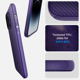 Spigen iPhone 14 Pro Skal Mag Armor MagFit Deep Purple