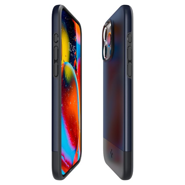 Spigen iPhone 15 Pro Max Skal Style Armor MagFit Midnight Indigo