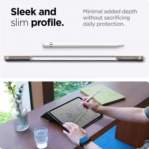 Spigen iPad Pro 13 (M4/M5) Fodral Smart Fold Svart