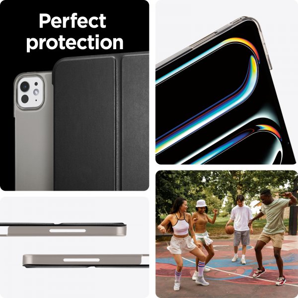 Spigen iPad Pro 11 (M4/M5) Fodral Smart Fold Svart
