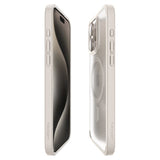 Spigen iPhone 15 Pro Max Skal Ultra Hybrid MagFit Frost Natural Titanium