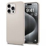 Spigen iPhone 15 Pro Max Skal Liquid Air Natural Titanium
