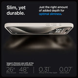 Spigen iPhone 15 Pro Max Skal Liquid Air Natural Titanium