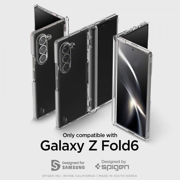 Spigen Samsung Galaxy Z Fold 6 Skal Ultra Hybrid Pro Crystal Clear