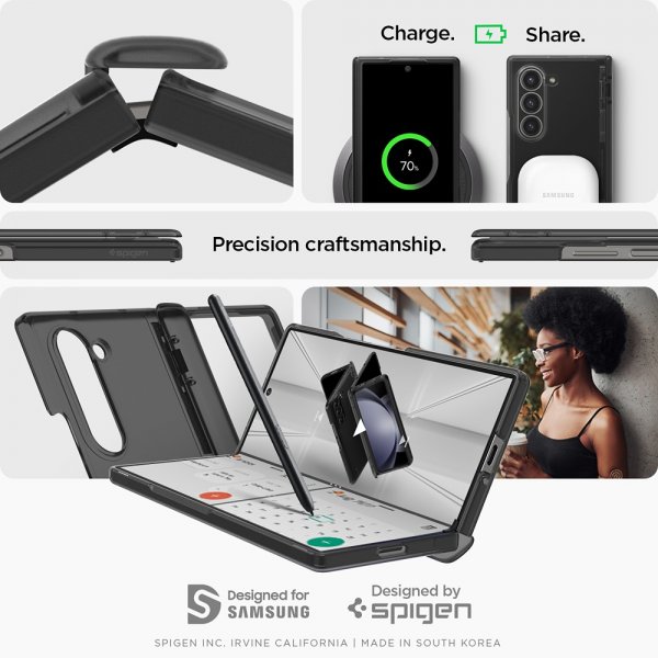 Spigen Samsung Galaxy Z Fold 6 Skal Ultra Hybrid Pro Frost Gray
