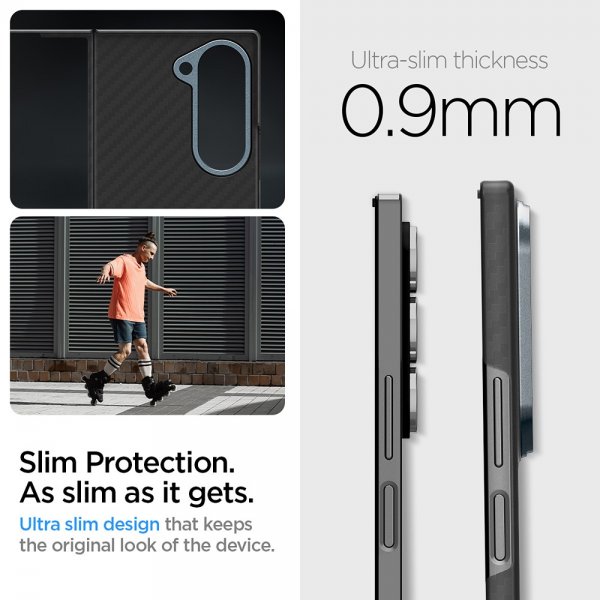 Spigen Samsung Galaxy Z Fold 6 Skal Air Skin Aramid Svart