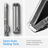 Spigen Samsung Galaxy Z Flip 6/Flip 7 FE Skal Ultra Hybrid Pro Crystal Clear