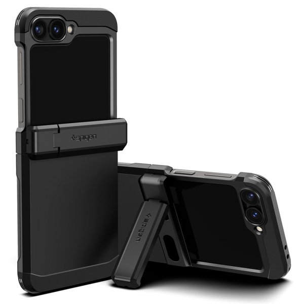Spigen Samsung Galaxy Z Flip 6/Flip 7 FE Skal Tough Armor Pro Svart
