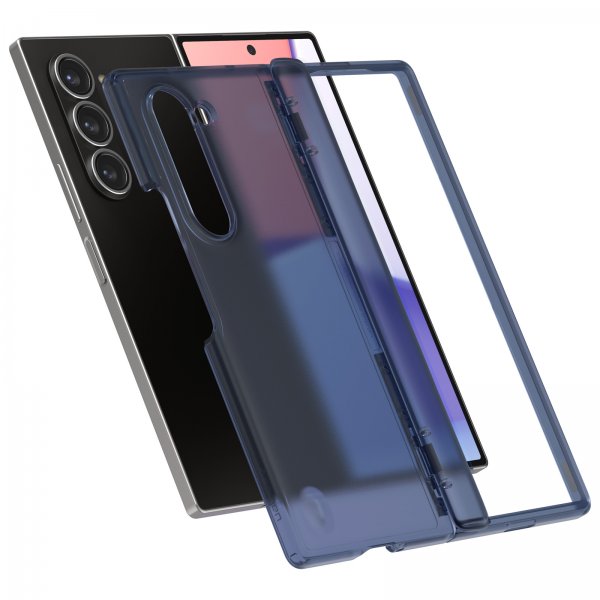 Spigen Samsung Galaxy Z Fold 6 Skal Ultra Hybrid Pro Frost Navy Blue