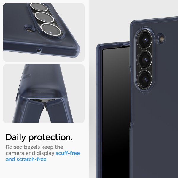 Spigen Samsung Galaxy Z Fold 6 Skal Ultra Hybrid Pro Frost Navy Blue