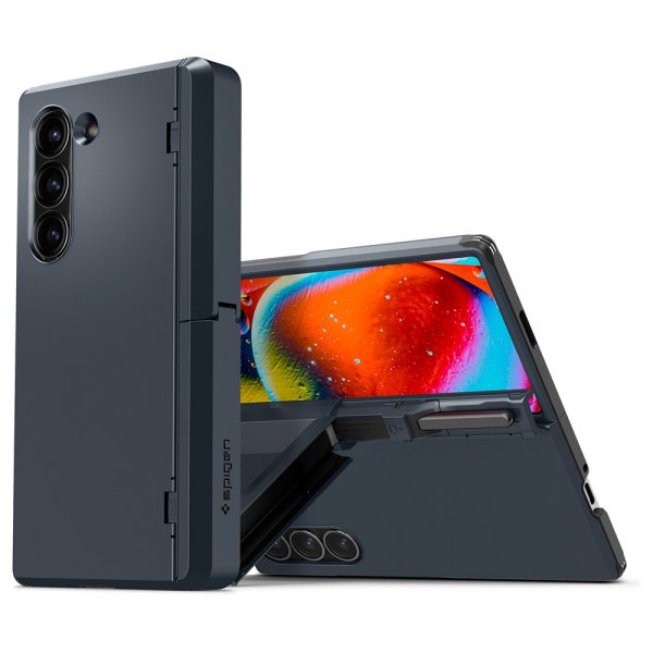 Spigen Samsung Galaxy Z Fold 6 Skal Tough Armor Pro P Metal Slate