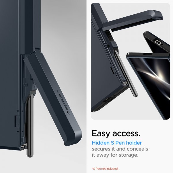 Spigen Samsung Galaxy Z Fold 6 Skal Tough Armor Pro P Metal Slate