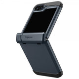 Spigen Samsung Galaxy Z Flip 6/Flip 7 FE Skal Tough Armor Pro Metal Slate