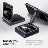 Spigen Samsung Galaxy Z Flip 6/Flip 7 FE Skal Tough Armor Pro Metal Slate