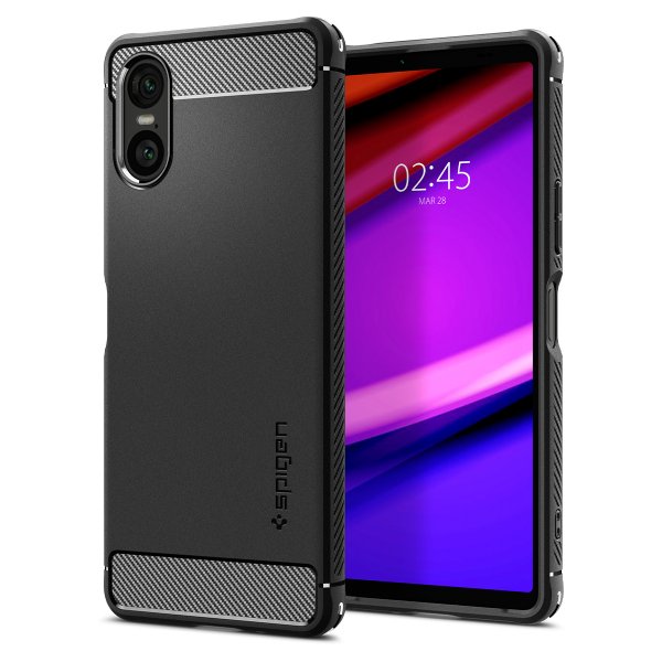 Spigen Sony Xperia 5 VI Skal Rugged Armor Matte Black