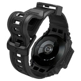 Spigen Samsung Galaxy Watch 7 40mm Armband och Skal Rugged Armor Pro Matte Black