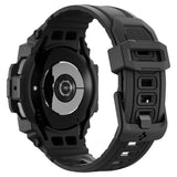 Spigen Samsung Galaxy Watch 7 44mm Armband och Skal Rugged Armor Pro Matte Black