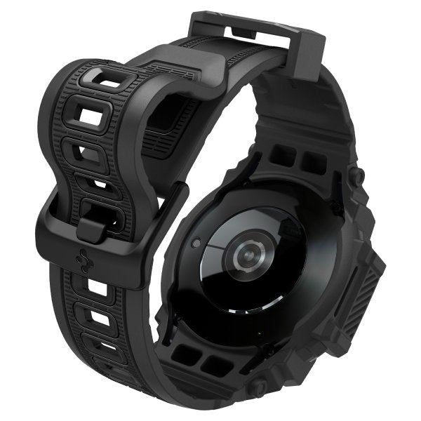 Spigen Samsung Galaxy Watch 7 44mm Armband och Skal Rugged Armor Pro Matte Black