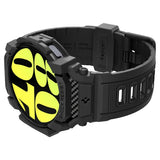 Spigen Samsung Galaxy Watch 7 44mm Armband och Skal Rugged Armor Pro Matte Black