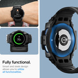 Spigen Samsung Galaxy Watch 7 44mm Armband och Skal Rugged Armor Pro Matte Black