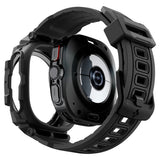 Spigen Samsung Galaxy Watch Ultra Armband och Skal Rugged Armor Pro Matte Black