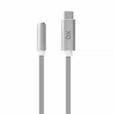 Xqisit Adapter USB-C till 3.5mm AUX 12 cm Silver