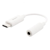 Deltaco Adapter USB-C till 3.5mm Vit