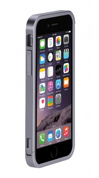 Just Mobile iPhone 6/6s Plus Skal AluFrame Aluminum Bumper Grå