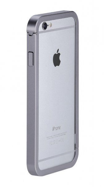 Just Mobile iPhone 6/6s Plus Skal AluFrame Aluminum Bumper Grå