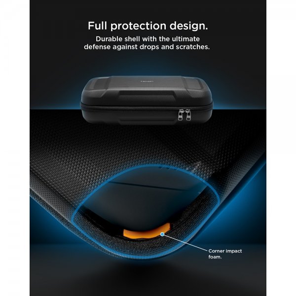Spigen Steam Deck/Steam Deck OLED Väska Rugged Armor Pro Pouch Svart