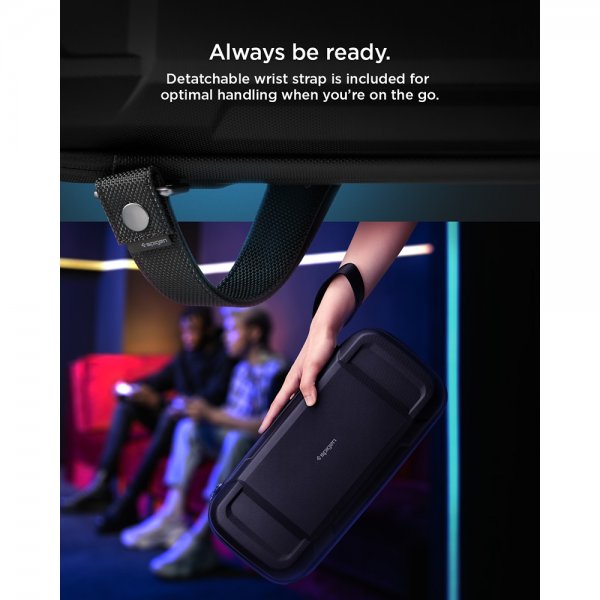 Spigen Steam Deck/Steam Deck OLED Väska Rugged Armor Pro Pouch Svart